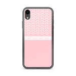 Pali Half Wing Keffiyeh iPhone Case - Pink-Phone Case-Description What's not to like about the keffiyeh (also spelled kufiya) pattern? The iconic keffiyeh wing pattern is beautifully displayed in this case with the band moving across repeating "Palestine" in Arabic as an added bonus. Rep Pali with this case and match it with our hoodie! Protect your phone from scratches, dust, oil, and dirt. This case has a solid back and flexible sides that make it easy to take on and off, with precisely aligne