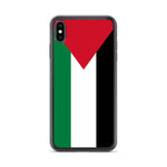 Pali Flag iPhone Case-Phone Case-Description Represent the Palestinian flag while protecting your phone from scratches, dust, oil, and dirt with this Pali Flag case. It has a solid back and flexible sides that make it easy to take on and off, with precisely aligned port openings. Details • BPA free Hybrid Thermoplastic Polyurethane (TPU) and Polycarbonate (PC) material• Solid polycarbonate back• Flexible, see-through polyurethane sides• .5 mm raised bezel• Wireless charging compatible• The SE ca