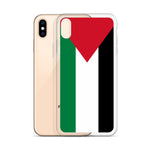 Pali Flag iPhone Case-Phone Case-Description Represent the Palestinian flag while protecting your phone from scratches, dust, oil, and dirt with this Pali Flag case. It has a solid back and flexible sides that make it easy to take on and off, with precisely aligned port openings. Details • BPA free Hybrid Thermoplastic Polyurethane (TPU) and Polycarbonate (PC) material• Solid polycarbonate back• Flexible, see-through polyurethane sides• .5 mm raised bezel• Wireless charging compatible• The SE ca