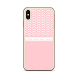 Pali Half Wing Keffiyeh iPhone Case - Pink-Phone Case-Description What's not to like about the keffiyeh (also spelled kufiya) pattern? The iconic keffiyeh wing pattern is beautifully displayed in this case with the band moving across repeating "Palestine" in Arabic as an added bonus. Rep Pali with this case and match it with our hoodie! Protect your phone from scratches, dust, oil, and dirt. This case has a solid back and flexible sides that make it easy to take on and off, with precisely aligne