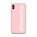 Pali Subreme iPhone Case - Pink-Phone Case-Description Palestine Subreme case to match the rest of your Palestine Subreme gear! Protect your phone from scratches, dust, oil, and dirt. This case has a solid back and flexible sides that make it easy to take on and off, with precisely aligned port openings. Details • BPA free Hybrid Thermoplastic Polyurethane (TPU) and Polycarbonate (PC) material• Solid polycarbonate back• Flexible, see-through polyurethane sides• .5 mm raised bezel• Wireless charg