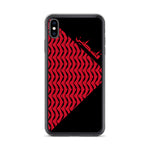 Falastine Wings iPhone Case - Red-Phone Case-Description Protect your phone from scratches, dust, oil, and dirt with this unique case. It has a solid back and flexible sides that make it easy to take on and off, with precisely aligned port openings. Pronounced "Falastine" this case simply translates to "Palestine". Coupled with the keffiyeh (also spelled kufiya) wing pattern this case lets those know what you represent. Details • BPA free Hybrid Thermoplastic Polyurethane (TPU) and Polycarbonate