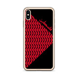 Falastine Wings iPhone Case - Red-Phone Case-Description Protect your phone from scratches, dust, oil, and dirt with this unique case. It has a solid back and flexible sides that make it easy to take on and off, with precisely aligned port openings. Pronounced "Falastine" this case simply translates to "Palestine". Coupled with the keffiyeh (also spelled kufiya) wing pattern this case lets those know what you represent. Details • BPA free Hybrid Thermoplastic Polyurethane (TPU) and Polycarbonate