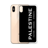 Pali Pillars iPhone Case-Phone Case-Description Palestine can be described and held together in 3 words. Culture. Courage. Strength. These are the words Palestinians embody and are what keep the fabric of Palestine alive and lifted up. Let people know the power of Palestinians with this case! Protect your phone from scratches, dust, oil, and dirt. This case has a solid back and flexible sides that make it easy to take on and off, with precisely aligned port openings. Details • BPA free Hybrid Th