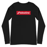 Pali Subreme Long Sleeve Tee-Long Sleeve Tee-Description The most Supreme thing about this shirt is that it reps Palestine in iconic style. Quality You have to put this shirt on to believe the Premium quality. This shirt feels supremely soft and comfortable. Pair it with your favorite jeans, and layer it with a button-up shirt, a zip-up hoodie, or a jacket for a range of looks while keeping warm. Features • 100% combed and ring-spun cotton• Retail fit• Crew neck cover-stitched collar• 2'' ribbed