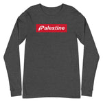 Pali Subreme Long Sleeve Tee-Long Sleeve Tee-Description The most Supreme thing about this shirt is that it reps Palestine in iconic style. Quality You have to put this shirt on to believe the Premium quality. This shirt feels supremely soft and comfortable. Pair it with your favorite jeans, and layer it with a button-up shirt, a zip-up hoodie, or a jacket for a range of looks while keeping warm. Features • 100% combed and ring-spun cotton• Retail fit• Crew neck cover-stitched collar• 2'' ribbed