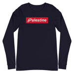 Pali Subreme Long Sleeve Tee-Long Sleeve Tee-Description The most Supreme thing about this shirt is that it reps Palestine in iconic style. Quality You have to put this shirt on to believe the Premium quality. This shirt feels supremely soft and comfortable. Pair it with your favorite jeans, and layer it with a button-up shirt, a zip-up hoodie, or a jacket for a range of looks while keeping warm. Features • 100% combed and ring-spun cotton• Retail fit• Crew neck cover-stitched collar• 2'' ribbed