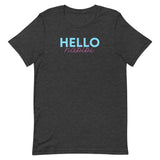 Hello Habibi T-Shirt-T-Shirt-Description Translated to English "Habibi" means "my love" (masculine). With that being said, Hello Habibi ☺️! Quality You have to put this shirt on to believe the Premium T-Shirt quality. This shirt feels supremely soft and lightweight, with the right amount of stretch. It's comfortable and flattering for both men and women! Features • 100% combed and ring-spun cotton (Heather colors contain polyester)• Fabric weight: 4.2 oz (142 g/m2)• Pre-shrunk fabric• Shoulder-t