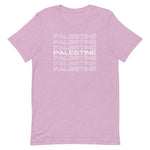 Palestine On Repeat T-Shirt-T-Shirt-Description Say it again and again. Palestine! Quality You have to put this shirt on to believe the Premium T-Shirt quality. This shirt feels supremely soft and lightweight, with the right amount of stretch. It's comfortable and flattering for both men and women! Features • 100% combed and ring-spun cotton (Heather colors contain polyester)• Fabric weight: 4.2 oz (142 g/m2)• Pre-shrunk fabric• Shoulder-to-shoulder taping• Side-seamed Size Guide Fits true to si