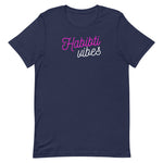 Habibti Vibes T-Shirt-T-Shirt-Description Translated to English "Habibti" means "my love" (feminine) but can be used in many different ways and situations. More importantly, it's a vibe. Think "Babe vibes", "Gf Vibes", etc. Get the matching "Habibi Vibes" shirt to match with your significant other! Quality You have to put this shirt on to believe the Premium T-Shirt quality. This shirt feels supremely soft and lightweight, with the right amount of stretch. It's comfortable and flattering for bot