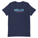 Hello Habibi T-Shirt-T-Shirt-Description Translated to English "Habibi" means "my love" (masculine). With that being said, Hello Habibi ☺️! Quality You have to put this shirt on to believe the Premium T-Shirt quality. This shirt feels supremely soft and lightweight, with the right amount of stretch. It's comfortable and flattering for both men and women! Features • 100% combed and ring-spun cotton (Heather colors contain polyester)• Fabric weight: 4.2 oz (142 g/m2)• Pre-shrunk fabric• Shoulder-t