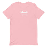 Falastine Reflection T-Shirt-T-Shirt-Description Pronounced "Falastine" this shirt simply translates to "Palestine". Reflect and celebrate the simplicity and beauty of the word with this tee! Quality You have to put this shirt on to believe the Premium T-Shirt quality. This shirt feels supremely soft and lightweight, with the right amount of stretch. It's comfortable and flattering for both men and women! Features • 100% combed and ring-spun cotton (Heather colors contain polyester)• Fabric weig