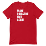 Make Palestine Free Again T-Shirt-T-Shirt-Description It's time the indigenous people of Palestine have their land and freedom back. It's time to Make Palestine Free Again! Quality You have to put this shirt on to believe the Premium T-Shirt quality. This shirt feels supremely soft and lightweight, with the right amount of stretch. It's comfortable and flattering for both men and women! Features • 100% combed and ring-spun cotton (Heather colors contain polyester)• Fabric weight: 4.2 oz (142 g/m